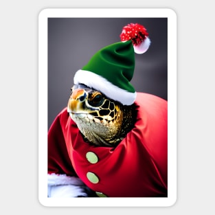 Christmas Turtle (Christmas Animals) Sticker